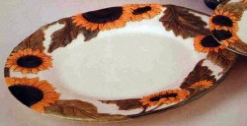 Sunflower Dinner Plate