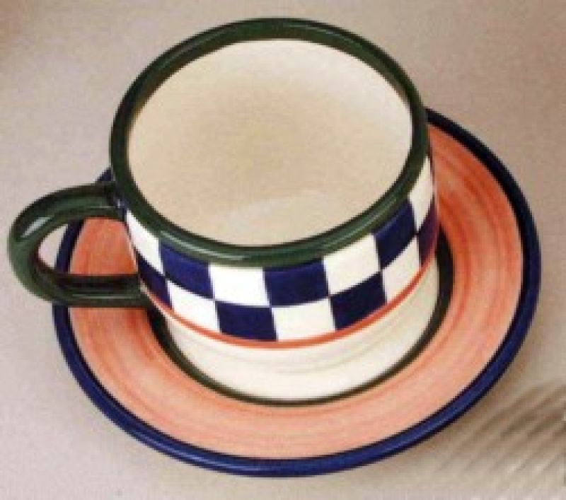 Cappuccino Mug 7.5 and Saucer