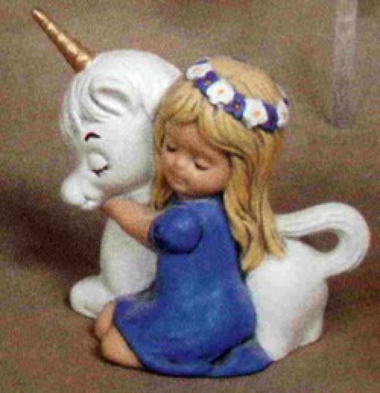 Unicorn With Girl