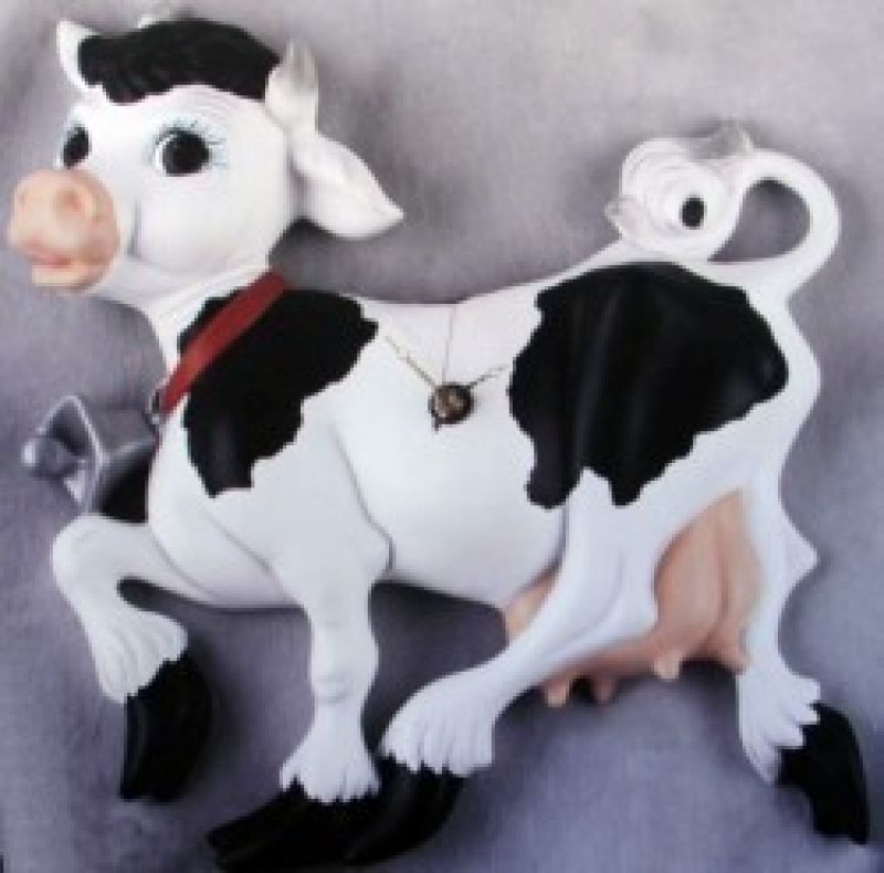 Cow Plaque/Clock (mechanism not included)