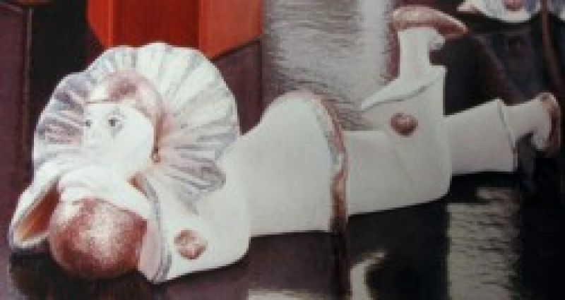 Pierrot Clown Lying
