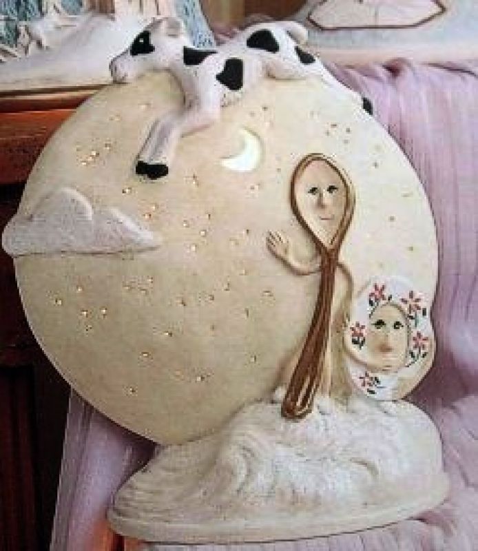 Dreamlight Cow Over Moon