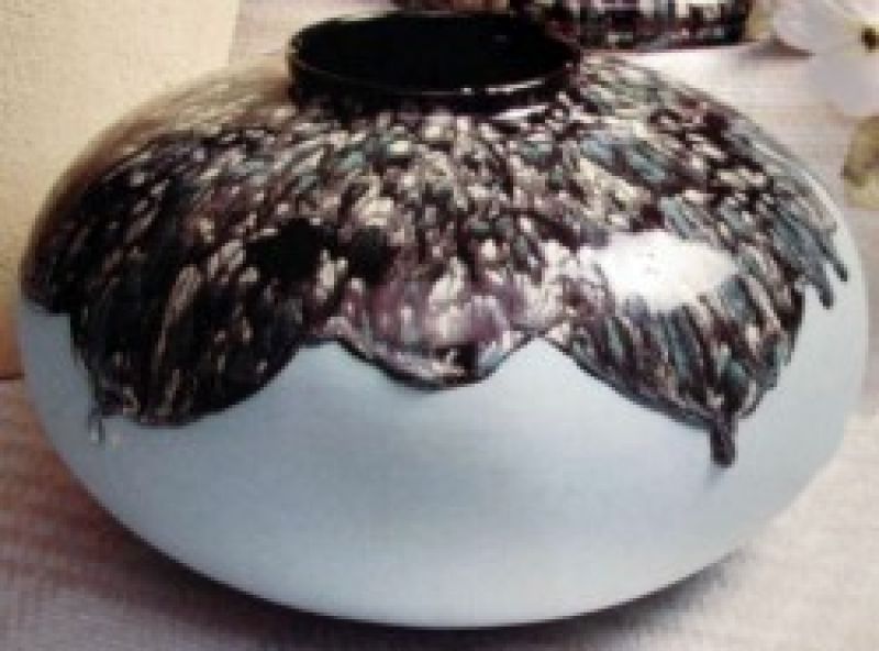 Handthrown Round Vase