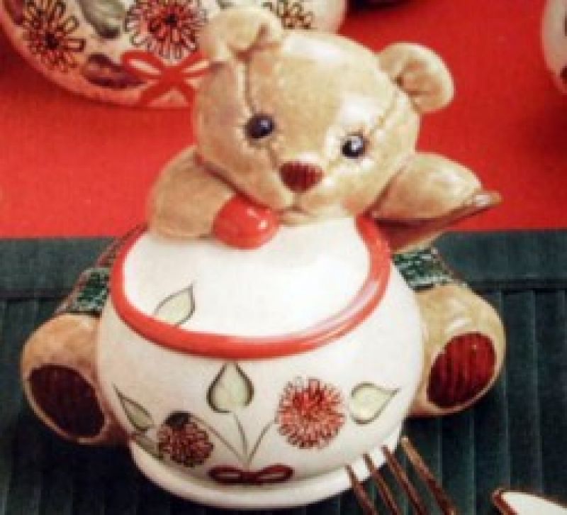 Teddy Bear Sugar Bowl