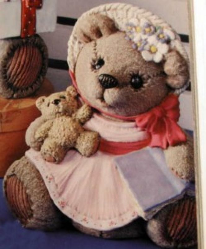 Girl Bear With Book