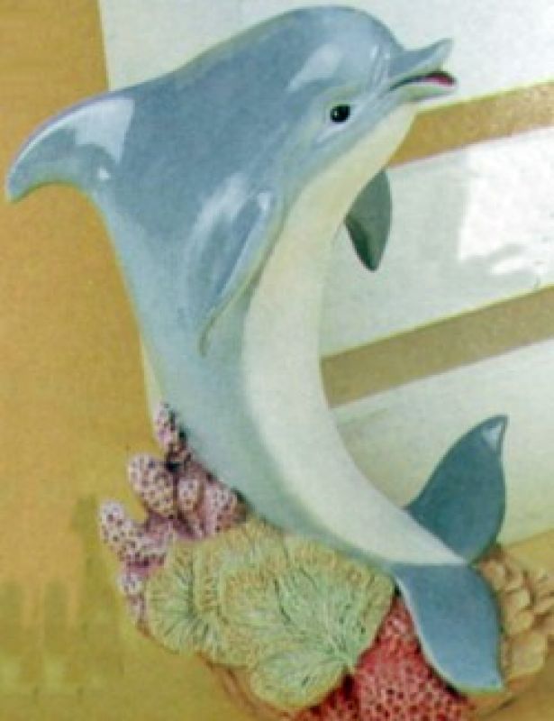 Dolphins With Coral