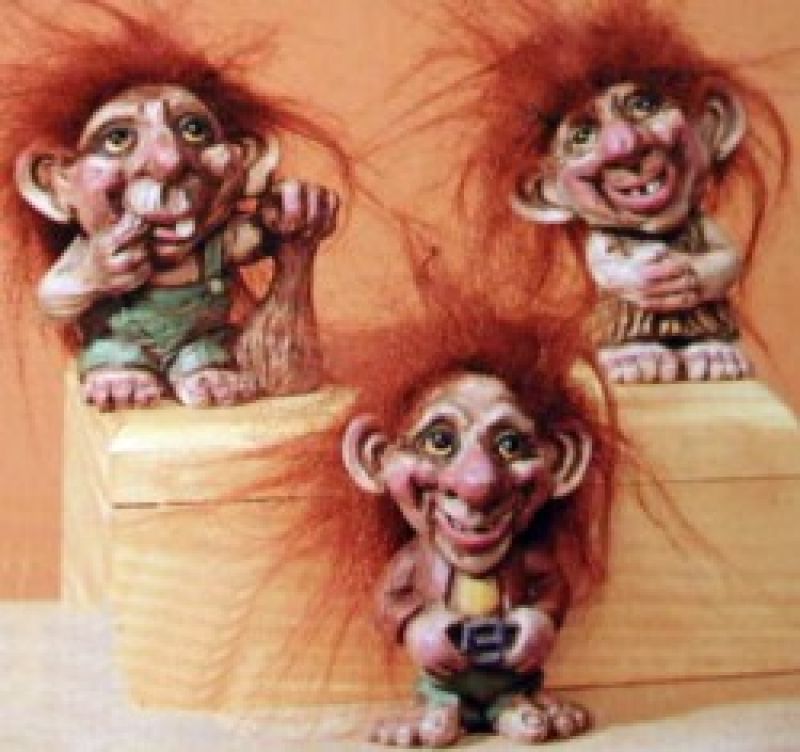 Collectable Troll (set of 3)