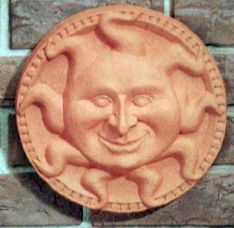 Sun Face Plaque