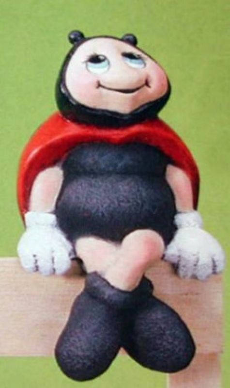 Ladybug Shelf Sitting