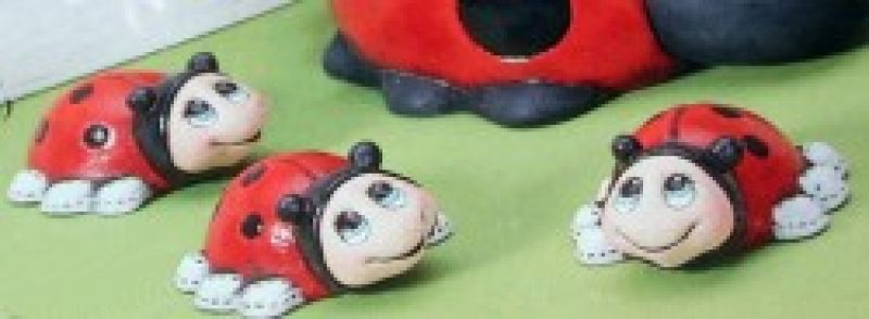 Lady Bugs Small (set of 3)