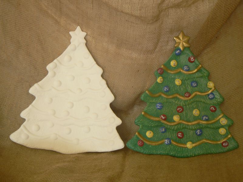 Christmas Tree Platter 14