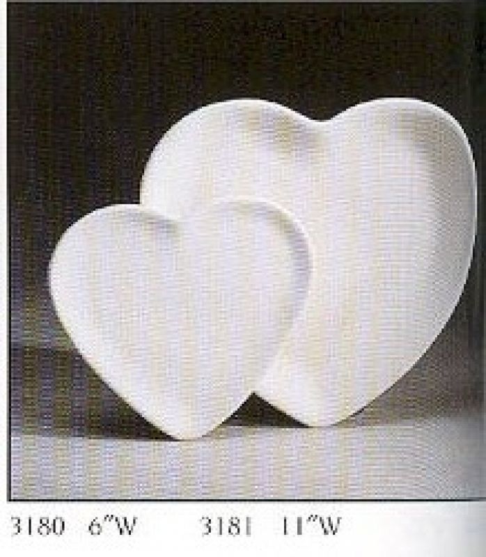 Large Heart Plate