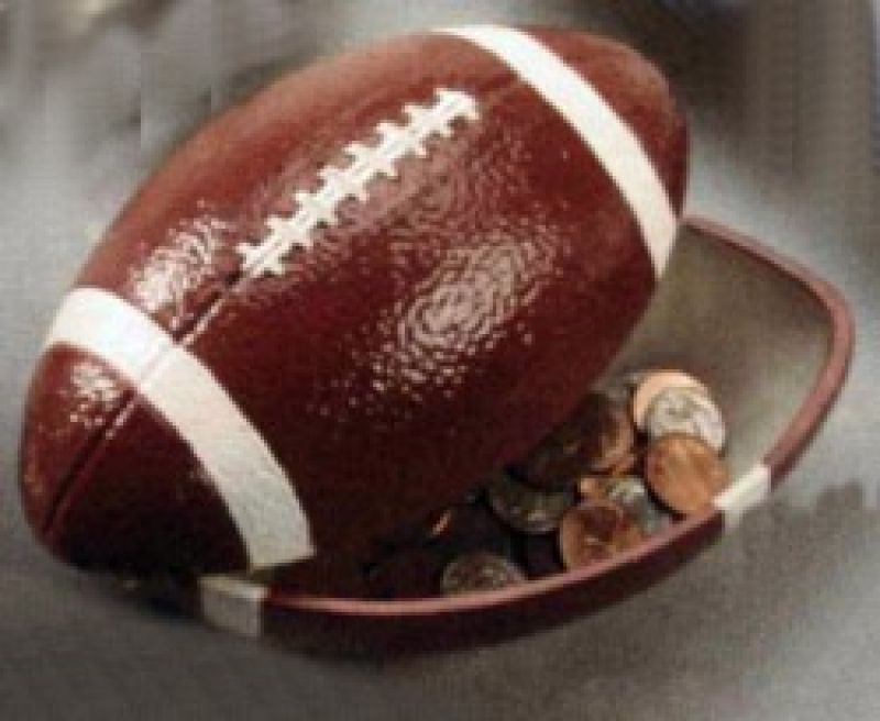 Football Dip Bowl/Trinket Box