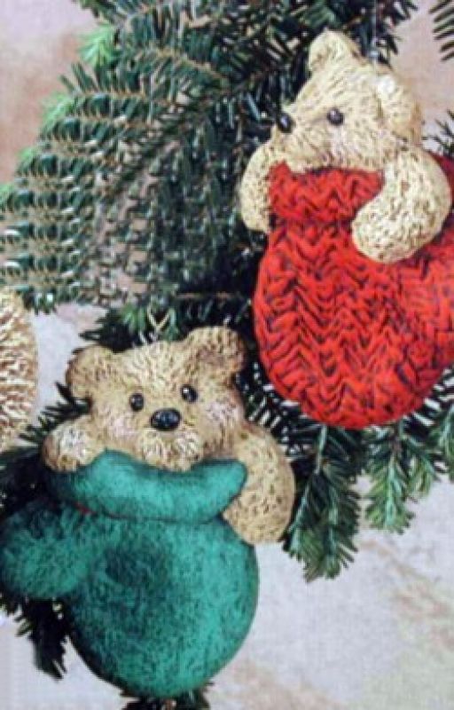 Bear/Mitten Ornament (set of 2)