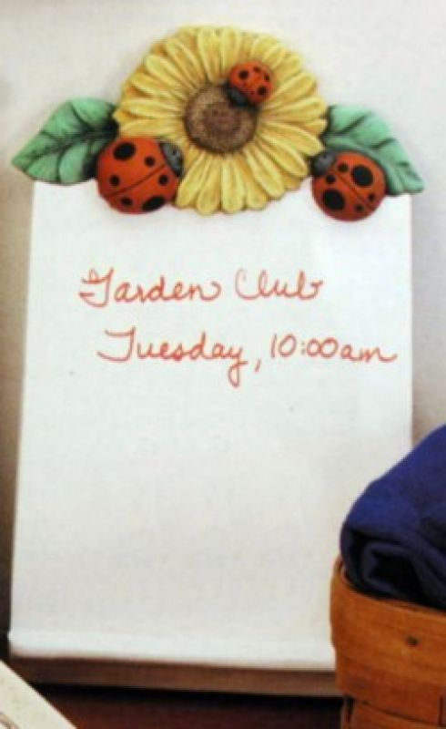 Lady Bug Plaque/Note Holder
