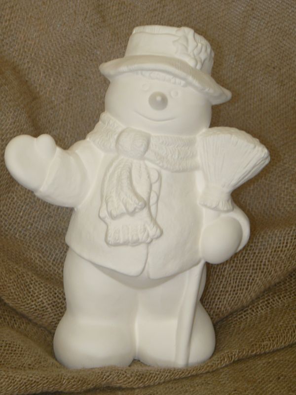 Snowman with Broom
