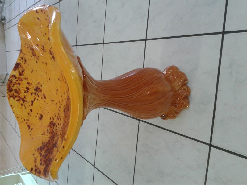 Leaf Birdbath Pedestal & Base