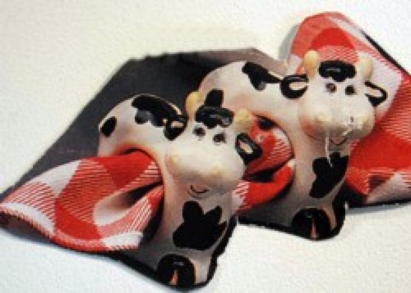 Cow Serviette Rings Each