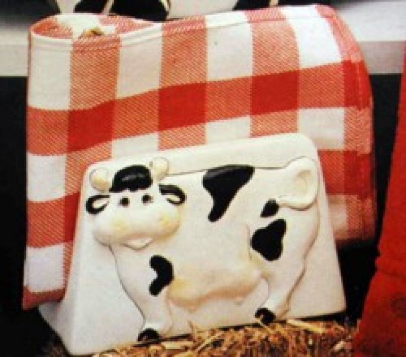 Cow Serviette Holder