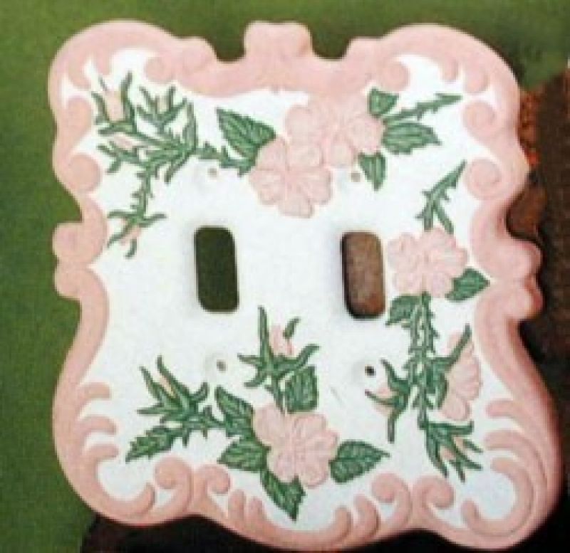Wild Rose Light Switch Panel