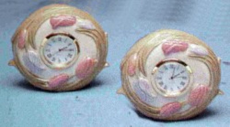 Tulip Clocks Mini (set of 2) excludes mechanism