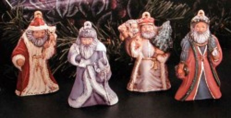 Old World Santa 4 (set of 4)