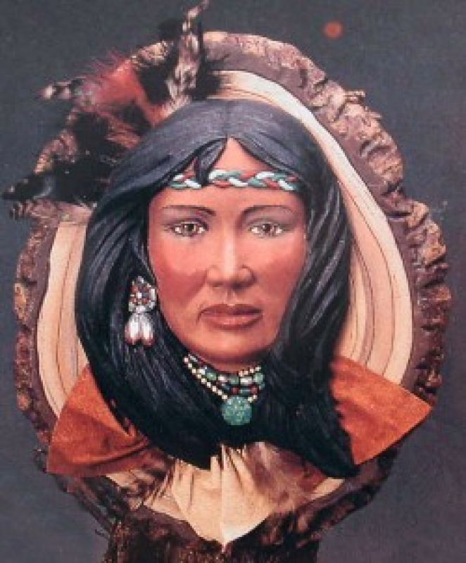 Indian Mask Woman