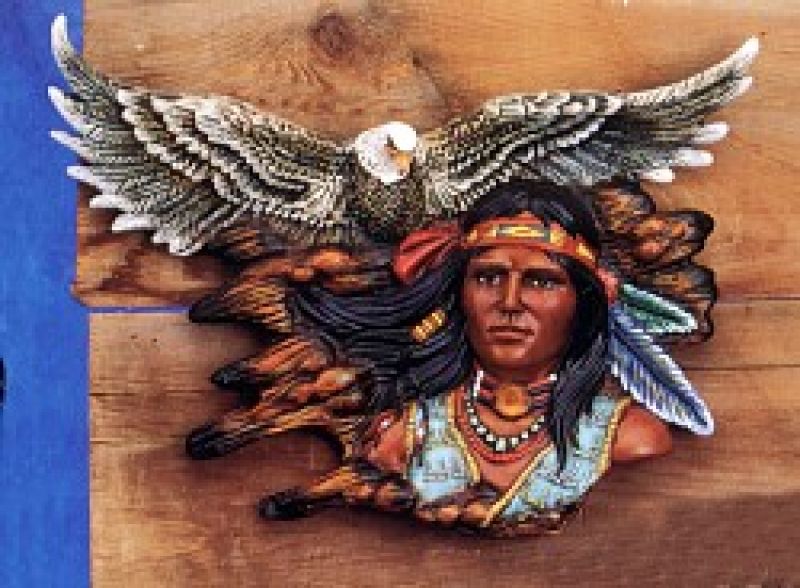 Brave & Eagle Plaque