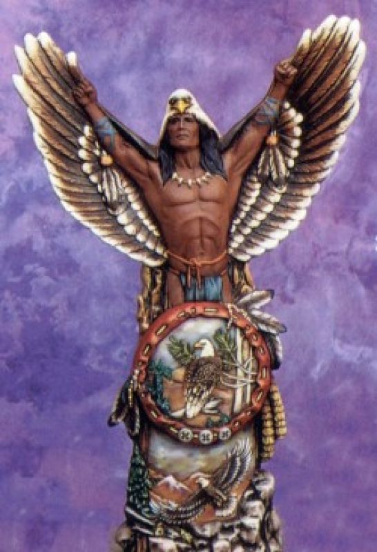 Eagle Warrior Totem