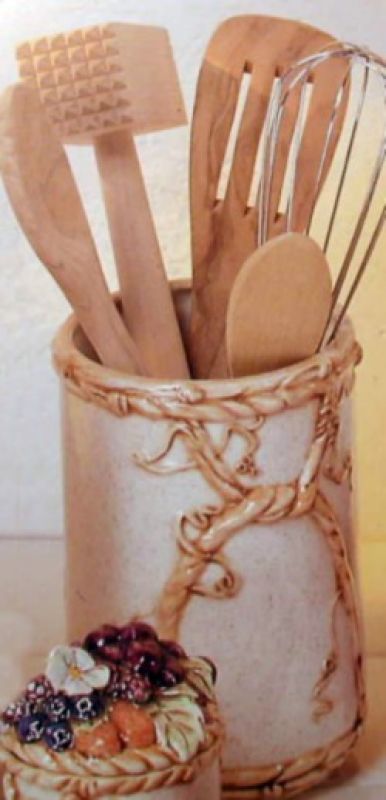 Fruit In Vine Utensil Holder