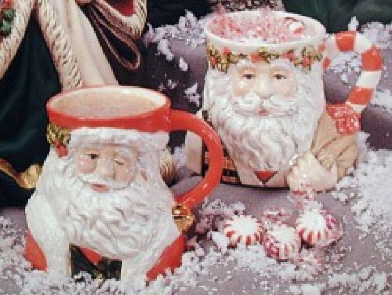 Santa Mugs (set of 2)