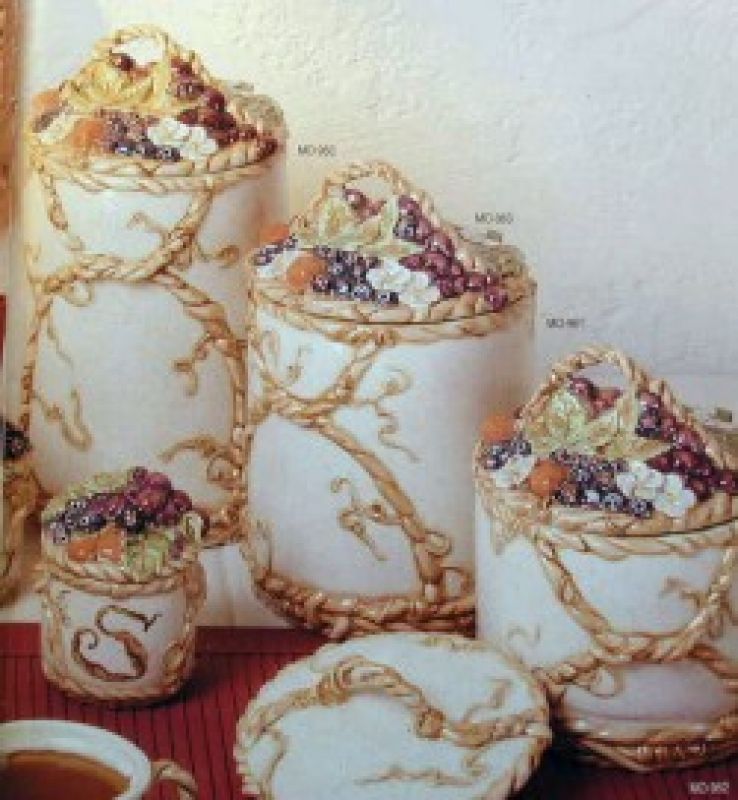 Fruit and Vine Canister Med only