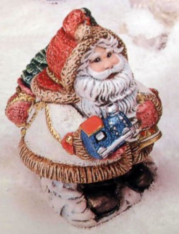 Gum Drop Santa W/Train