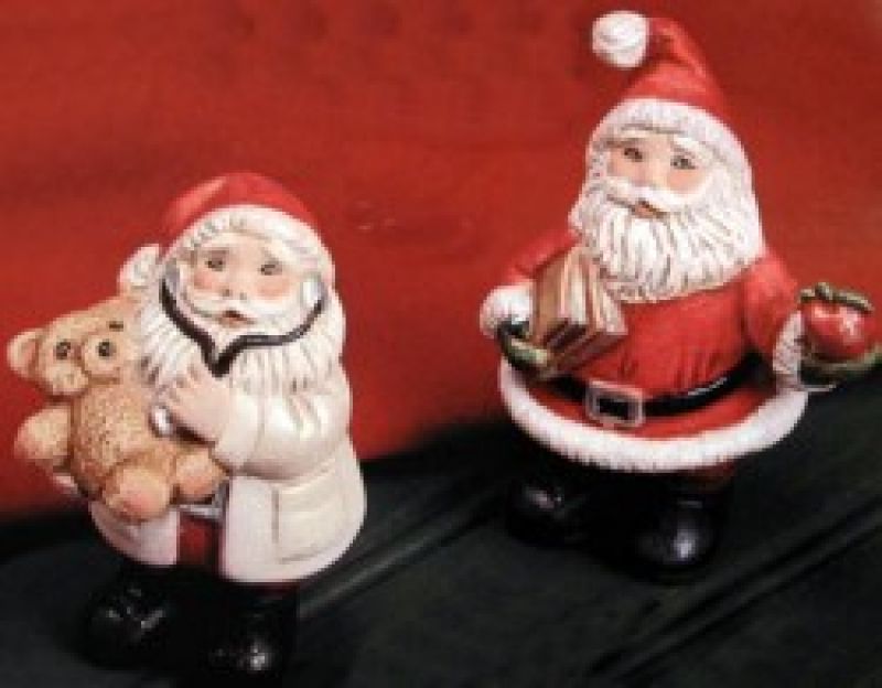 Santa Ornaments (set of 2)