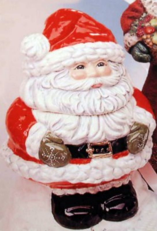 Santa Cookie Jar