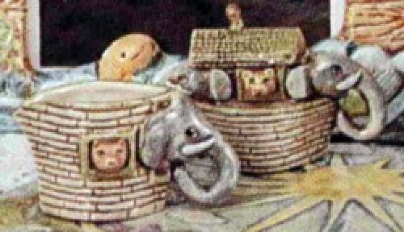Noah’s Ark Creamer & Sugar - both