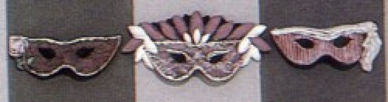 Masquerade Pins (se of 3)