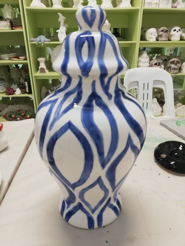 Plain Ginger Jar Lamp