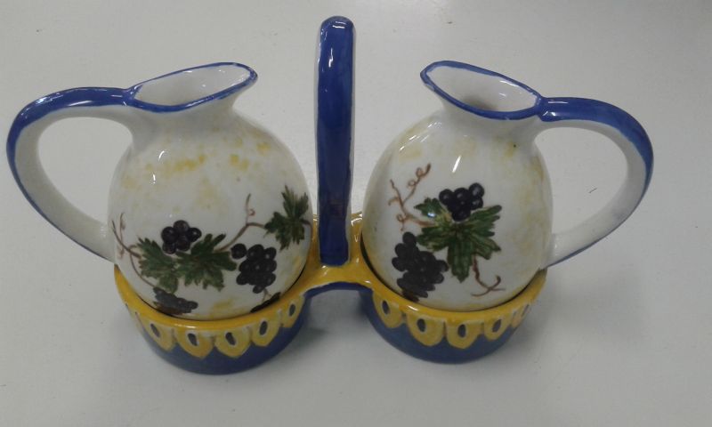 Oil and Vinegar Container with holder (set)