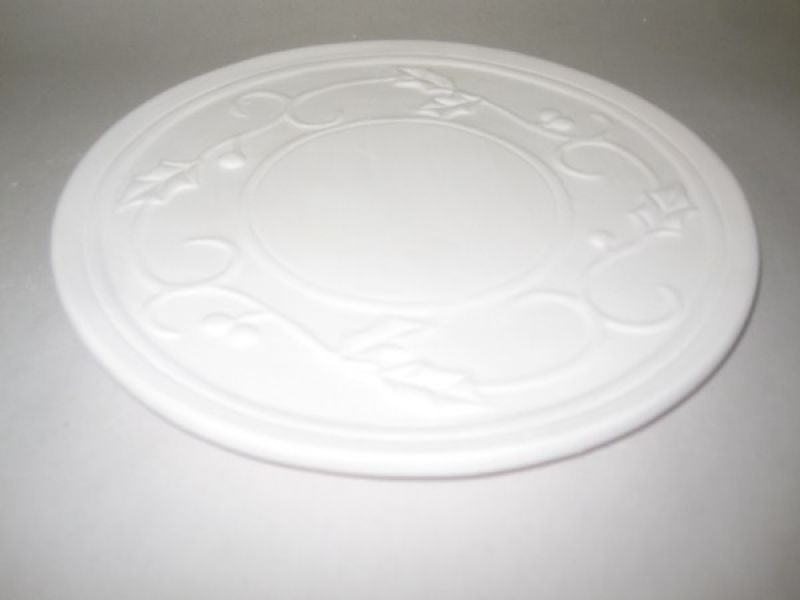 Round Christmas Plate