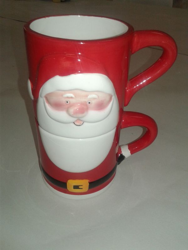 2-Piece Santa Mugs