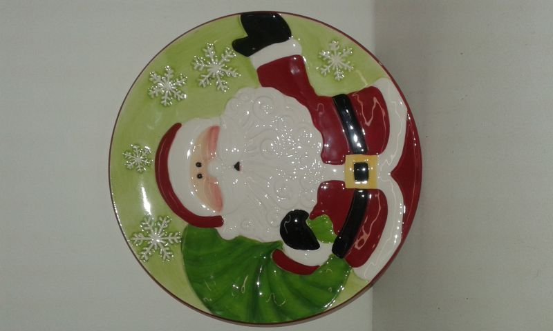 Christmas Santa Plate