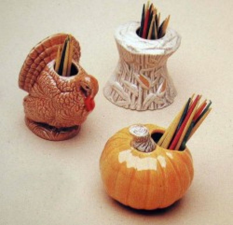Fall Toothpick holder (set of 3)