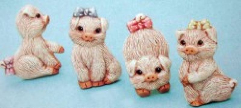 Pig Magnets (set of 4)