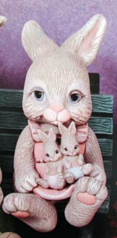 Girl Bunny Shelf Sitter