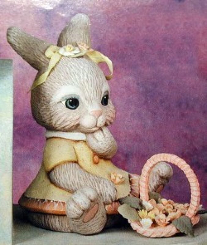 Girl Bunny For Bookend