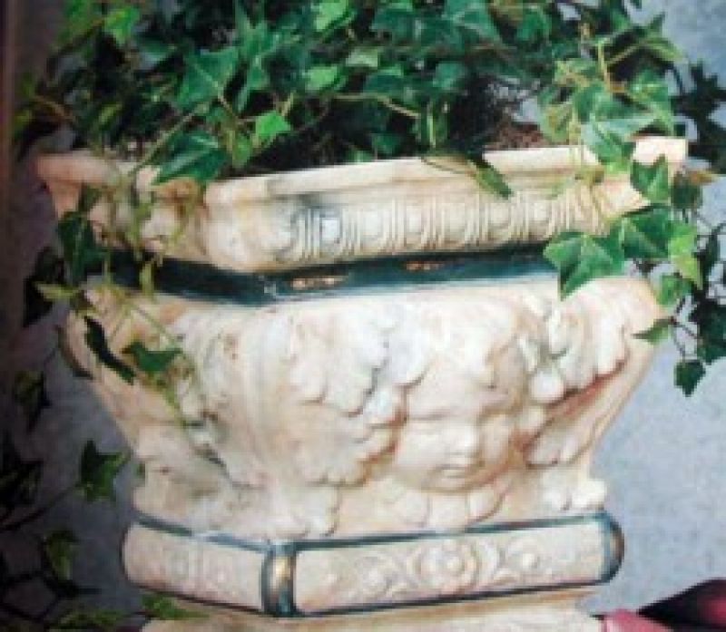 Cherub Planter 4 Sided