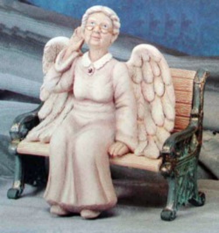 Victorian Bench Small (Granny angel not included)