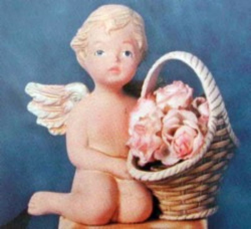 Cherub With Basket