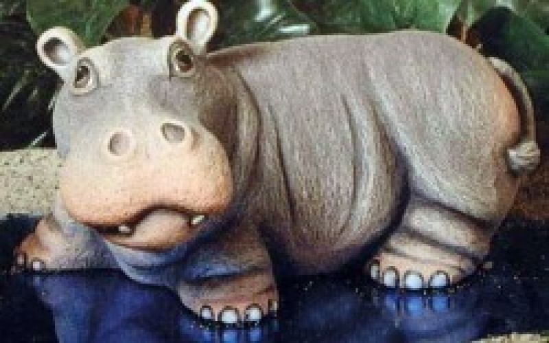 Standing Hippo